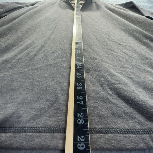 Margaritaville Sweatshirt Mens 2XL Gray Quarter Zip Mock Neck Pullover Pockets - Picture 7 of 11